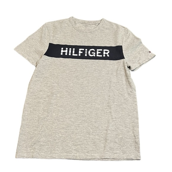 Men’s Tommy Hilfiger Short Sleeve T Shirt Size Small Gray - Picture 2 of 5